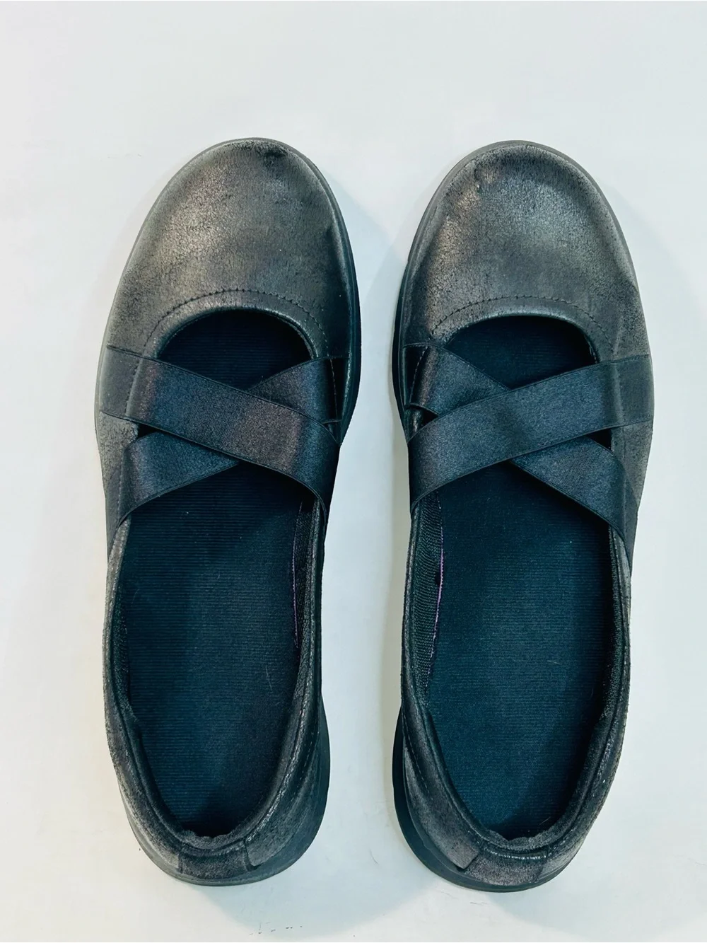 Skechers GoStep Dainty Slipon MaryJane Flats in Black size 9